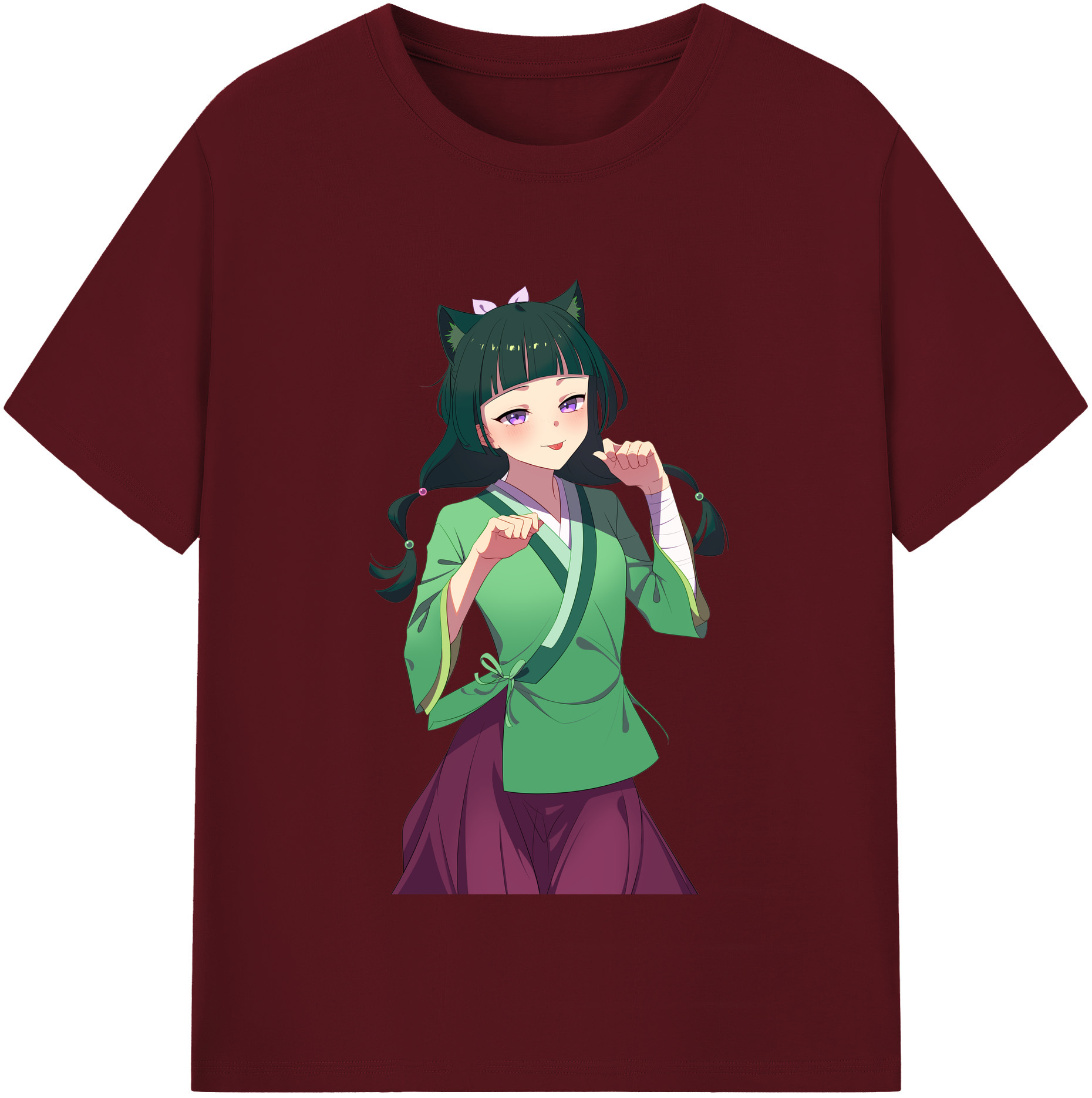 （画像用） 薬屋のひとりごと The Apothecary Diaries 綿100％半袖Tシャツ（フロントプリント）